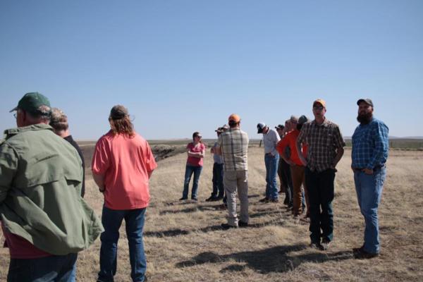 2018 State Meeting attendees checking out the Teton River property